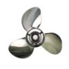 Johnson 11-5/8x12 Stainless Steel Propeller Replacement 3 Blade 13 Tooth RH 3-1/4" Gearcase 40 50HP Outboard Propeller