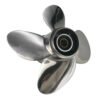 Johnson 10x10 Stainless Steel Propeller Replacement 4 Blade 14 Tooth RH 3" Gearcase 15-35HP Outboard Propeller