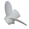 Yamaha 7-1/2x7 Aluminum Propeller Replacement 3 Blade 9 Tooth RH 2.5/5 HP Outboard Propeller 6E0-45943-01-EL