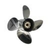 Johnson 10-5/8x12 Stainless Steel Propeller Replacement 4 Blade 13 Tooth RH 3-1/4" Gearcase 40 50HP Outboard Propeller