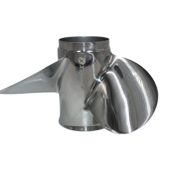 Johnson 9.25x10 Stainless Steel Propeller Replacement 3 Blade 13 Tooth RH 2-1/2" Gearcase 8-15HP Outboard Propeller