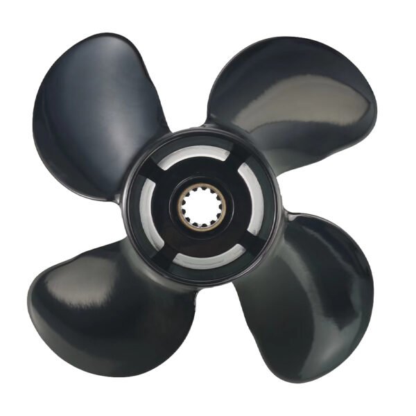 Yamaha 13x19 Aluminum Propeller Replacement 4 Blade 15 Tooth RH 4-1/4" Gearcase 50-130HP Outboard Propeller