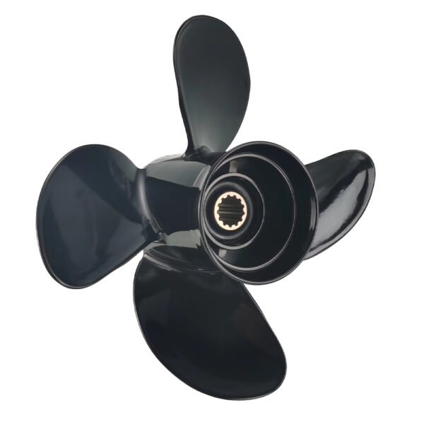 Yamaha 13x19 Aluminum Propeller Replacement 4 Blade 15 Tooth RH 4-1/4" Gearcase 50-130HP Outboard Propeller