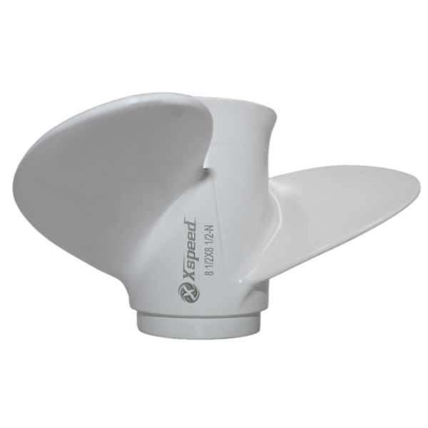 Yamaha 7-1/2x7 Aluminum Propeller Replacement 3 Blade 9 Tooth RH 2.5/5 HP Outboard Propeller 6E0-45943-01-EL
