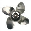 Johnson 10x10 Stainless Steel Propeller Replacement 4 Blade 10 Tooth RH 3" Gearcase 25-30HP Outboard Propeller