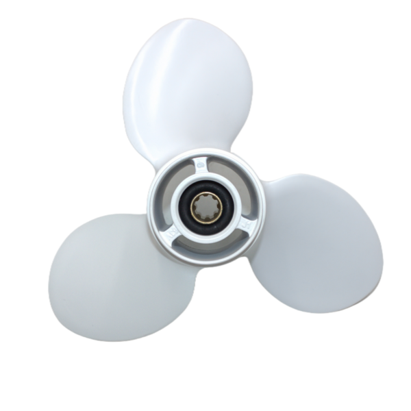 Yamaha 9.25x9 Aluminum Propeller Replacement 3 Blade 8 Tooth RH 2-1/2" Gearcase 9.9-20HP Outboard Propeller 63V-45945-10-EL