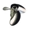 Johnson 11-5/8x12 Stainless Steel Propeller Replacement 3 Blade 13 Tooth RH 3-1/4" Gearcase 40 50HP Outboard Propeller