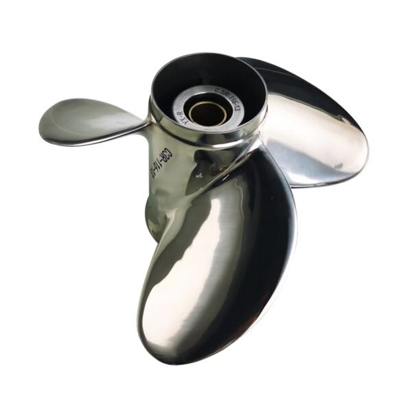 Johnson 11-5/8x12 Stainless Steel Propeller Replacement 3 Blade 13 Tooth RH 3-1/4" Gearcase 40 50HP Outboard Propeller
