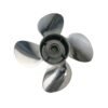 Johnson 10-5/8x12 Stainless Steel Propeller Replacement 4 Blade 13 Tooth RH 3-1/4" Gearcase 40 50HP Outboard Propeller
