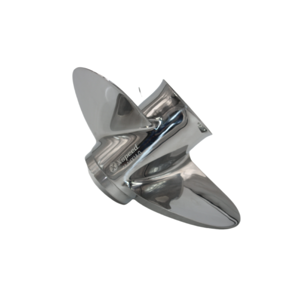 Johnson 9.25x10 Stainless Steel Propeller Replacement 3 Blade 13 Tooth RH 2-1/2" Gearcase 8-15HP Outboard Propeller