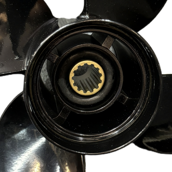 Yamaha 10-3/8x13 Aluminum Propeller Replacement 4 Blade 13 Tooth RH 3-1/2" Gearcase 25-60HP Outboard Propeller
