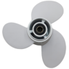 Yamaha 7-1/2x7 Aluminum Propeller Replacement 3 Blade 9 Tooth RH 2.5/5 HP Outboard Propeller 6E0-45943-01-EL