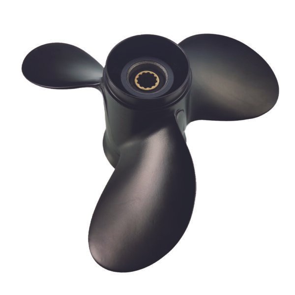 Mercury 8.5x8 Aluminum Propeller Replacement 3 Blade 12 Tooth RH 2-1/2" Gearcase 8-9HP Outboard Propeller