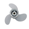 Yamaha 9.25x10.5 Aluminum Propeller Replacement 3 Blade 8 Tooth RH 2-1/2" Gearcase 9.9-20HP Outboard Propeller 683-45943-00-EL