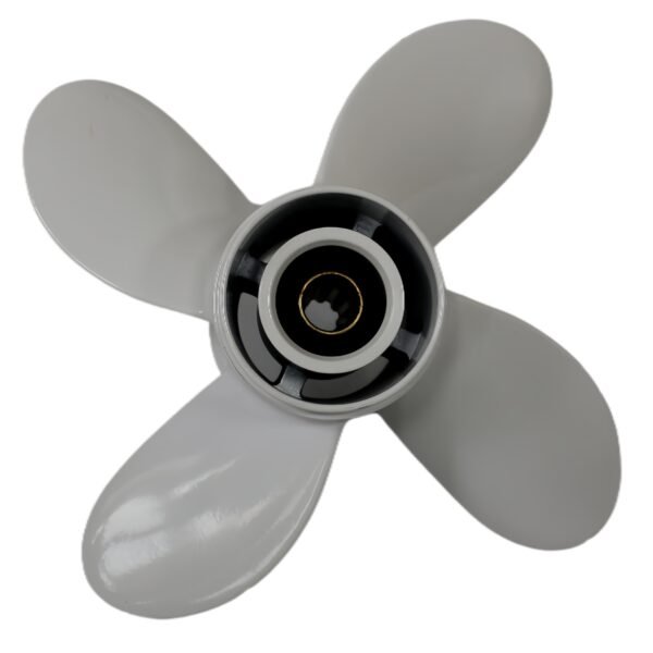 Yamaha 9.25x10 Aluminum Propeller Replacement 4 Blade 8 Tooth RH 2-1/2" Gearcase 9.9-20HP Outboard Propeller