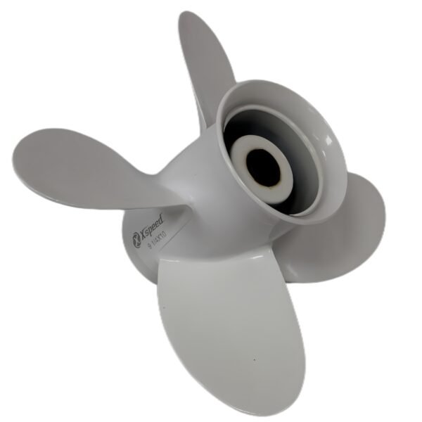 Yamaha 9.25x10 Aluminum Propeller Replacement 4 Blade 8 Tooth RH 2-1/2" Gearcase 9.9-20HP Outboard Propeller