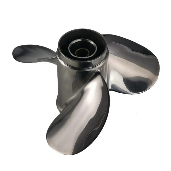 Johnson 10-1/2x11 Stainless Steel Propeller Replacement 3 Blade 14 Tooth RH 3" Gearcase 15-35HP Outboard Propeller 765176