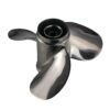 Johnson 10-1/4x12 Stainless Steel Propeller Replacement 3 Blade 10 Tooth RH 3" Gearcase 25-30HP Outboard Propeller