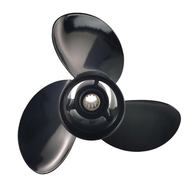 Yamaha 10-1/2x13 Aluminum Propeller Replacement 3 Blade 13 Tooth RH 3-1/2" Gearcase 25-60HP Outboard Propeller