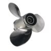 Johnson 10-1/4x12 Stainless Steel Propeller Replacement 3 Blade 10 Tooth RH 3" Gearcase 25-30HP Outboard Propeller