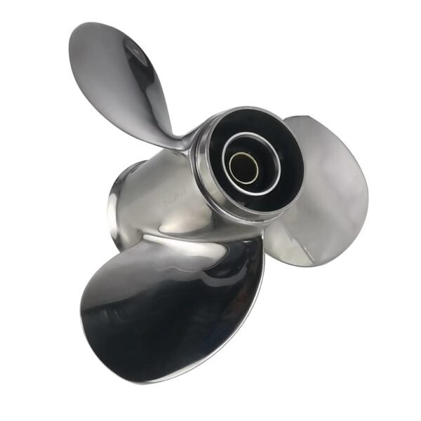 Johnson 10-1/4x12 Stainless Steel Propeller Replacement 3 Blade 10 Tooth RH 3" Gearcase 25-30HP Outboard Propeller