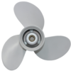 Yamaha 7-1/2x7 Aluminum Propeller Replacement 3 Blade 9 Tooth RH 2.5/5 HP Outboard Propeller 6E0-45943-01-EL