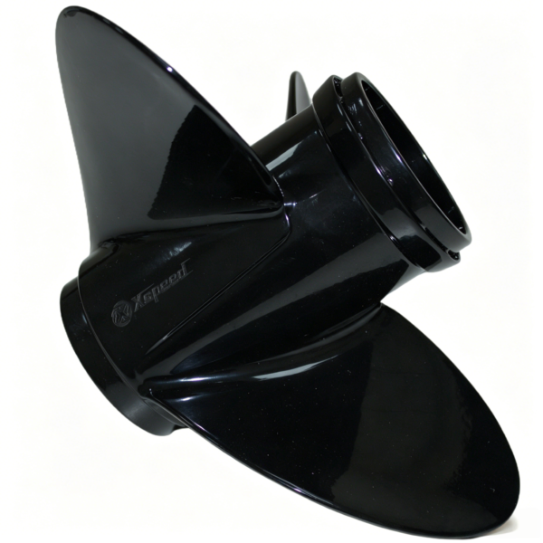 Johnson 9.25x12 Aluminum Propeller Replacement 3 Blade 13 Tooth RH 2-1/2" Gearcase 8-15HP Outboard Propeller