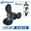Mercury 9.9x14 Aluminum Propeller Replacement 3 Blade 10 Tooth RH 3" Gearcase 25-30HP Outboard Propeller