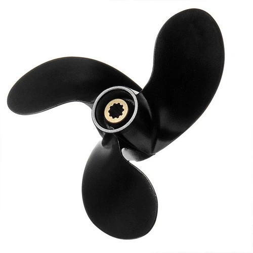 Suzuki 188mmx135mm Aluminum Propeller Replacement 3 Blade 10 Tooth RH 2.5HP Outboard Propeller