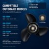 XS-Y150300-SS-OY-13817R image 01 compatible models XS-Y150300-SS-OY-13817R compatible outboard models - Xspeed Marine