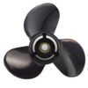 Johnson 12-3/4x21 Aluminum Propeller 3-Blade 15-Tooth RH 4-1/4" Gearcase - Side view