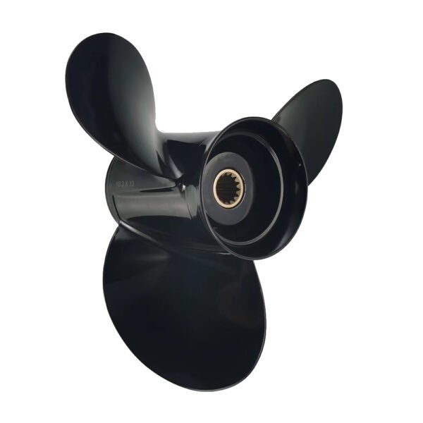 Johnson 10.25x14 Aluminum Propeller Replacement 3 Blade 14 Tooth RH 3" Gearcase 15-35HP Outboard Propeller