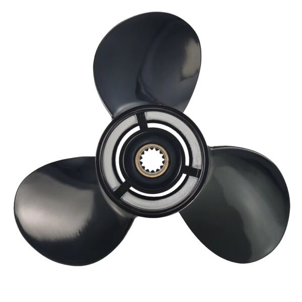 Johnson 10.25x14 Aluminum Propeller Replacement 3 Blade 14 Tooth RH 3" Gearcase 15-35HP Outboard Propeller