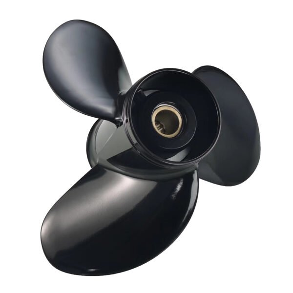 Johnson 12-3/4x21 Aluminum Propeller 3-Blade 15-Tooth RH 4-1/4" Gearcase - Hub detail