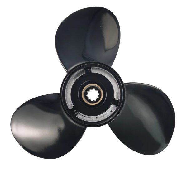 Mercury 10.25x9 Aluminum Propeller Replacement 3 Blade 10 Tooth RH 3" Gearcase 9.9-25HP Outboard Propeller OEM 48-19636A40