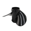 Suzuki 9.25x8 Aluminum Propeller Replacement 3 Blade 10 Tooth RH 2-1/2" Gearcase 8-20HP Outboard Propeller OEM 58100-91D00-019