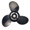 Johnson 10.25x14 Aluminum Propeller Replacement 3 Blade 14 Tooth RH 3" Gearcase 15-35HP Outboard Propeller