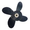 Mercury 9.25x10 Aluminum Propeller Replacement 4 Blade 8 Tooth RH 2-1/2" Gearcase 6-15HP Outboard Propeller