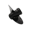 Johnson 10.25x9 Aluminum Propeller 3-Blade 10-Tooth RH 3" Gearcase 25-30HP - Blade detail