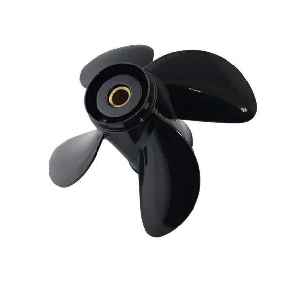 Mercury 9.25x10 Aluminum Propeller Replacement 4 Blade 8 Tooth RH 2-1/2" Gearcase 6-15HP Outboard Propeller