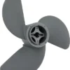 DM_20260708091427_003 Honda 7-1/4x4-3/4 Aluminum Propeller Replacement 3 Blade Nylon Pin Drive RH 2-3HP Outboard Propeller OEM 58130-ZV0-841ZB
