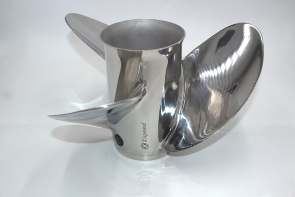 H00a30560124e4b54a1862d0f8d5002591-2.jpg Mercury 15x15 Stainless Steel Propeller Replacement with Hub Kit 3 Blade 15 Tooth LH 150-300HP Outboard Propeller