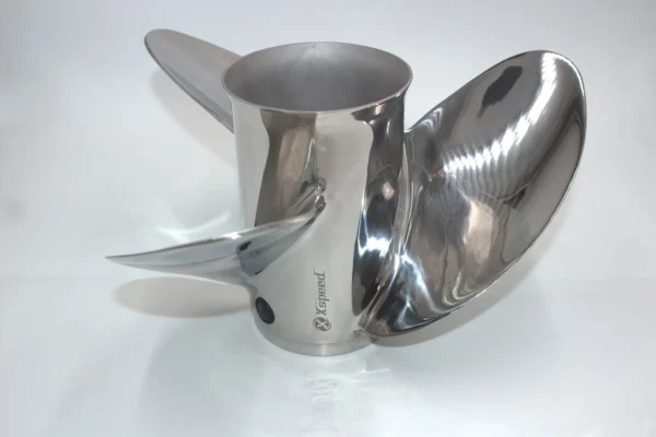 H00a30560124e4b54a1862d0f8d5002591-8.webp Mercury 15 5/8x23 Stainless Steel Propeller Replacement with Hub Kit 3 Blade 15 Tooth RH 150-300HP Outboard Propeller