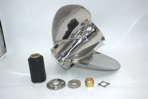 Mercury 14x19 Stainless Steel Propeller Replacement with Hub Kit 3 Blade 15 Tooth RH 150-300HP Outboard Propeller