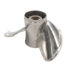 ICSDR-138-13OL-YAM-6 Yamaha 13 3/4x13 Stainless Steel Propeller Replacement with Hub Kit 3 Blade 15 Tooth RH 50-130HP Outboard Propeller