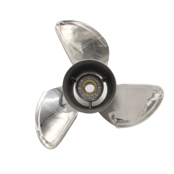 ICSDR-140-11OL-HON-4 13 1/4x17 Stainless Steel Propeller for Honda Replacement 3 Blade 15 Tooth RH 60-130HP Outboard Propeller