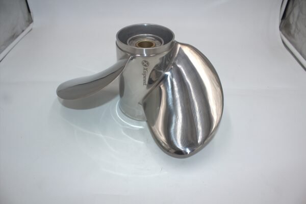 Mercury stainless steel propeller precision machining detail