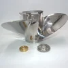 ICSER-138-17OY-YAM-3 Yamaha 14x19 Stainless Steel Propeller Replacement with Hub Kit 3 Blade 15 Tooth LH 150-300HP Outboard Propeller