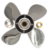 He567a138b98847a48495f9638c84953cT-2.png Mercury 15 1/4x26 Stainless Steel Propeller Replacement for OEM 48-831913A45 4 Blade 15 Tooth LH 150-300HP Outboard Propeller