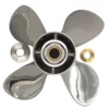 He567a138b98847a48495f9638c84953cT-9.webp Mercury 14x21 Stainless Steel Propeller Replacement for OEM 48-825903A48 4 Blade 15 Tooth LH 150-300HP Outboard Propeller
